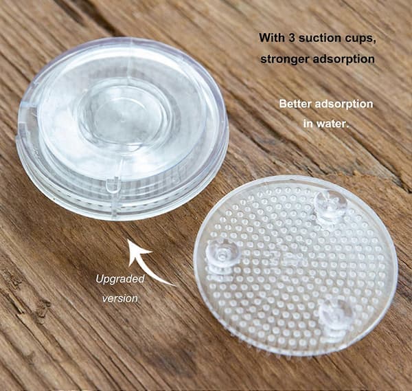 2 st Blomsterhållare i plast med 3 sugkoppar för DIY blomsterhantverk och växtfixering