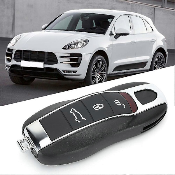 433Mhz 3 Knapper Semi Intelligent Fjernbetjeningsnøgle Passer til Porsche Panamera Cayenne Boxster