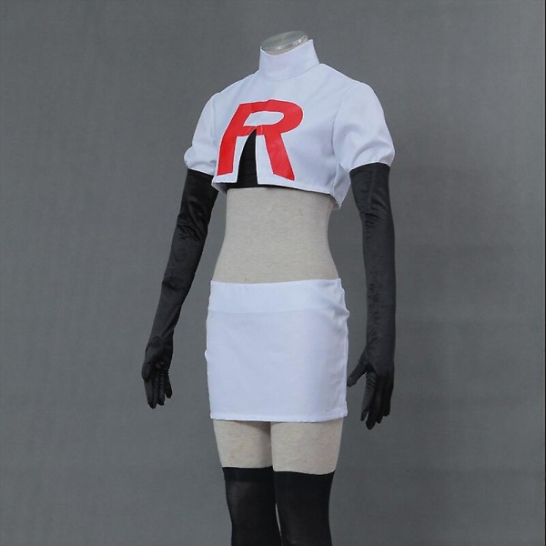 Xs-3xl Cosplay Kostymer För Vuxen Team Rocket Jessie Musashi James Kojirou Halloween Cosplay Kostym Full Set Game Anime James XXL