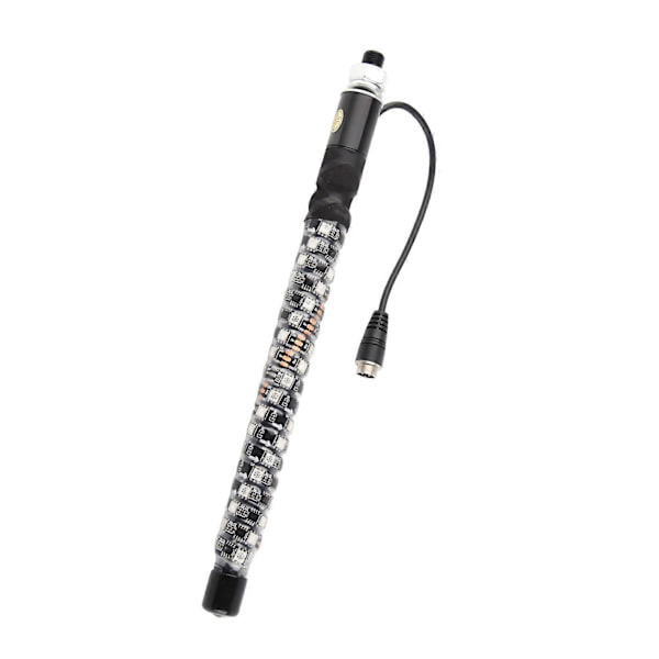 30 cm LED Pisk Lights 12?24V 20 Färger IP67 Vattentät Överbelastningsskydd Fjärrkontroll Flaggstång Antenn Pisk Lampor