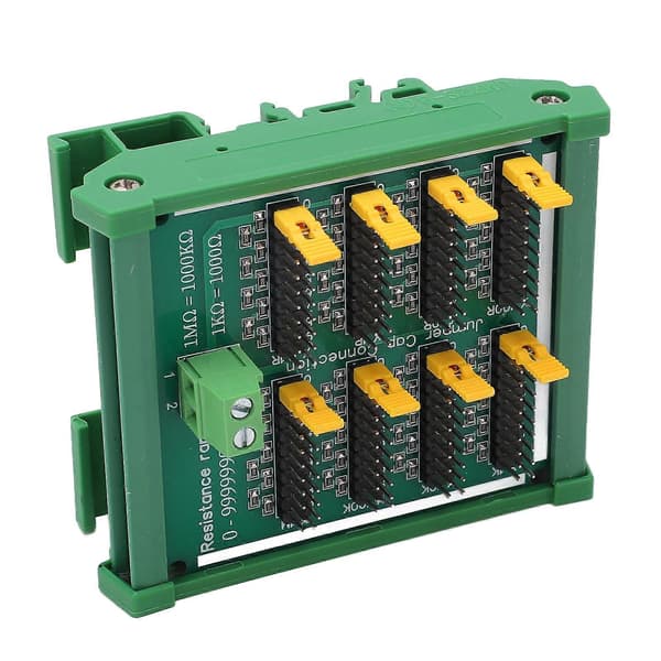 Modstandstavle 0 til 9999999.9 PCB Programmerbar SMD Modstandstavle med Terminaler 220V Med Føringsskinne