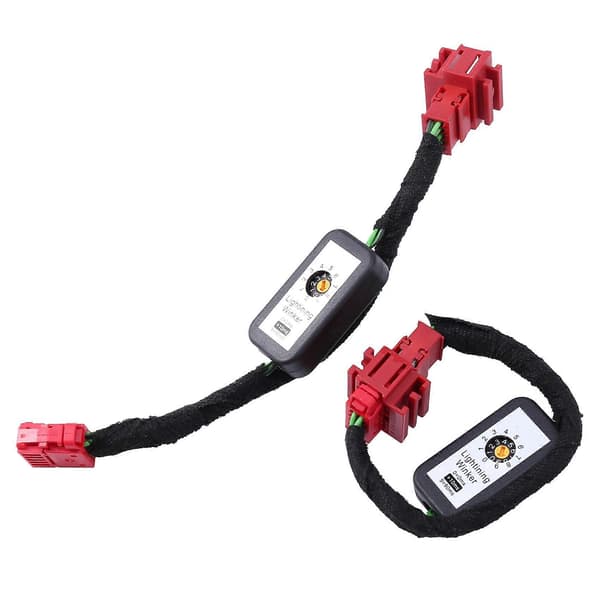 2 STK Dynamisk LED Indikator Blinklys Adaptere Modul LED Baglygte Tilføjelsesmodul Kabelledning til- A7 4G 2010 -2019
