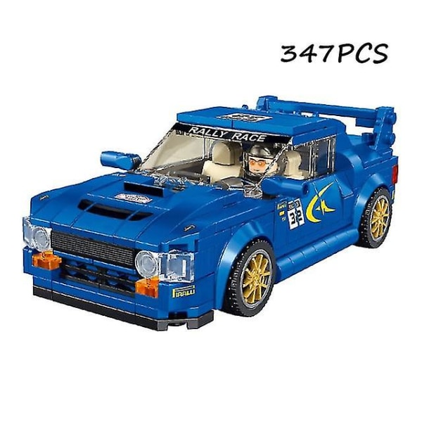 Superbilsracing Byggklossar Klassisk Modell Barnleksaker