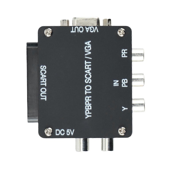 YUV - RGBS YPBPR - SCART YPBPR - VGA -komponenttimuunnin pelikonsoleille, RGBS - värierokomponentti