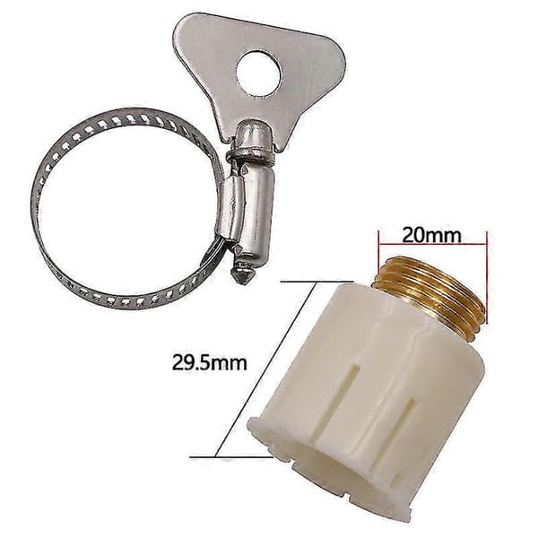 Universal Badehanehane til Havslange Adapter, 1/2 Tomme og 3/4 Tomme 2-i-1 Hun til Slids Adapter