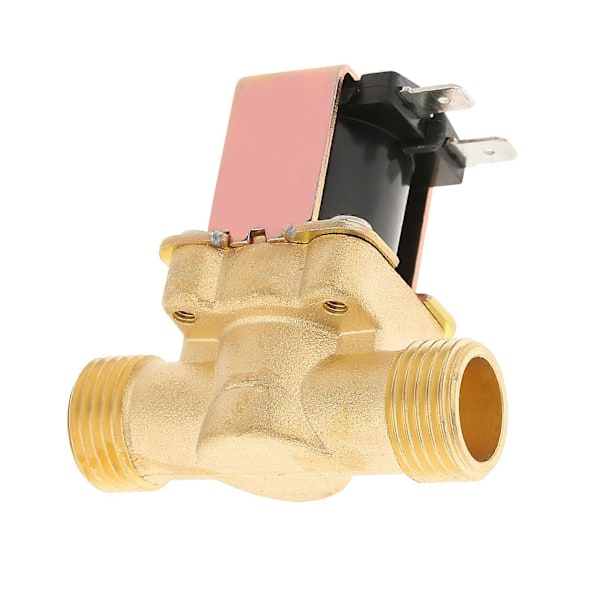 1/2\" DC 12V Normalt Lukket Elektrisk Magnetventil i Messing for Vannkontroll