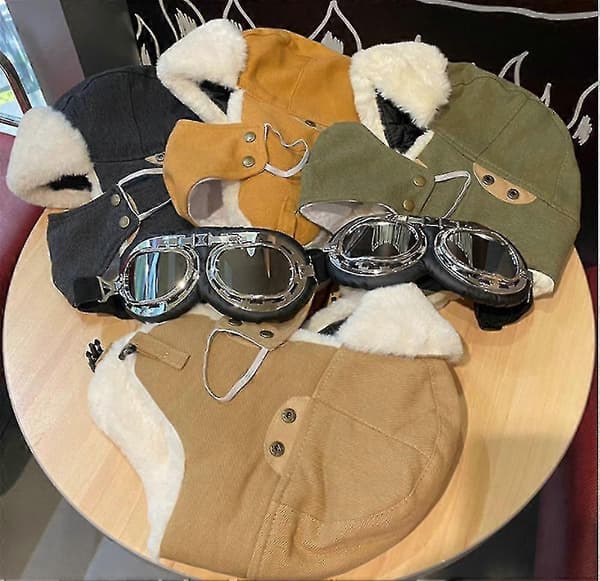 Vinterhue Hold Varmen Unisex Vinter Trapper Aviator Trooper Øreklap Ski Hue black