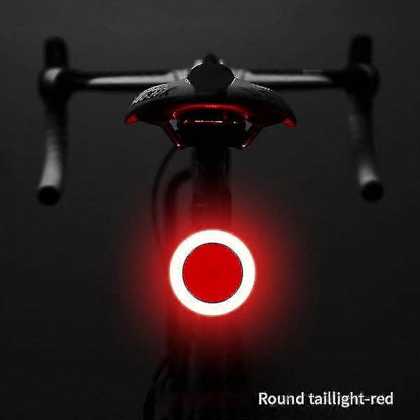 Uusi Sydämen Muotoinen Led Pyöränvalo USB Ladattava Polkupyörän Takavalo Vedenpitävä Mtb A