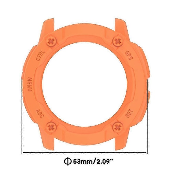 För Instinct 2X Repskydd Stötfångare Fodral Ram Hölje Skärmskydd Ärm P20211224605 Orange