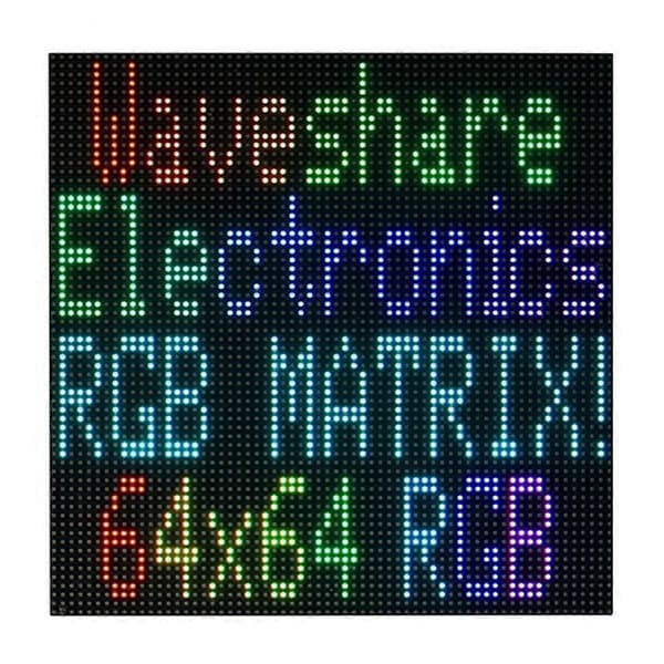 til LED Dot Display RGB Farve LED Applikationsskærm Justerbar Lysstyrke HUB75 Interface Modul