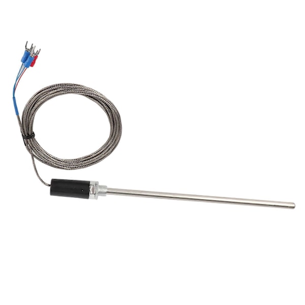 M12 Probe Termoelement PT100 Rustfrit Stål Temperatur Sensor Probe 200mm 0-400C4m