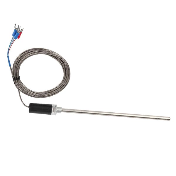 M12 Sond Termoelement PT100 Rostfritt Stål Temperatursensor Sond 200mm 0-400C4m