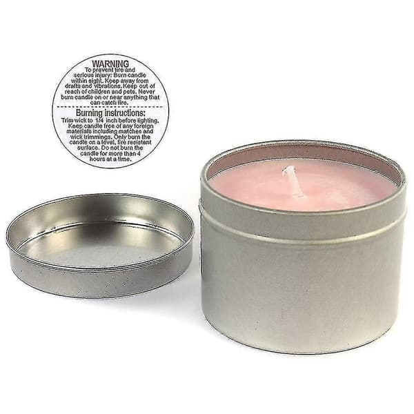 1000 stk Advarselsmerker for Lys 1,5 tommer Vanntette Lyssikkerhetsklistremerker for DIY Lysglass