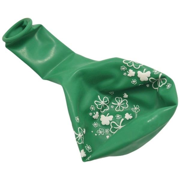 30 st Shamrock Latexballonger Irländska Patricks Day Party Favörer Tillbehör