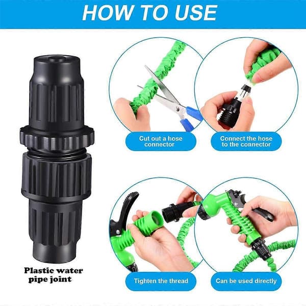 4 st Droppbevattningstryckregulator 25 PSI & Kranadapterkit, Tryckregulator, Droppbevattningsslangadapter