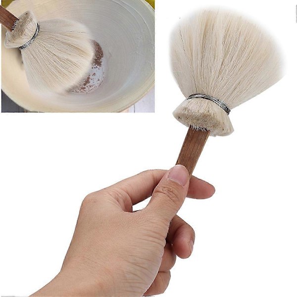 Keramikrengöringsborste DIY Lera Keramisk Vattenpåfyllningsborste Modelleringsverktyg (Medium)