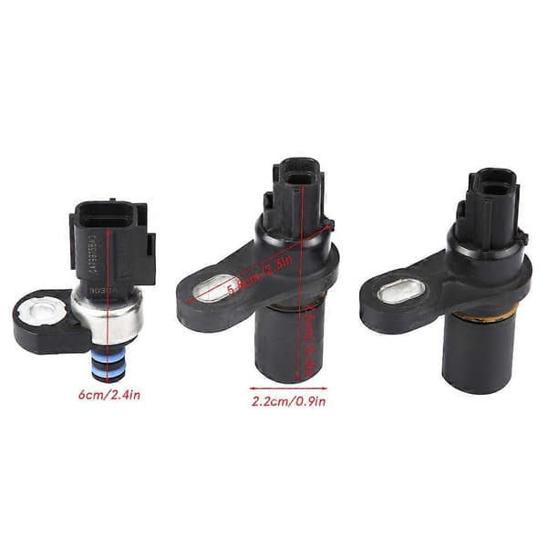 Bil Trykktransduser Sensor Kit (3 stk) Input Output Hastighetssensor for Dodge Chrysler Jeep