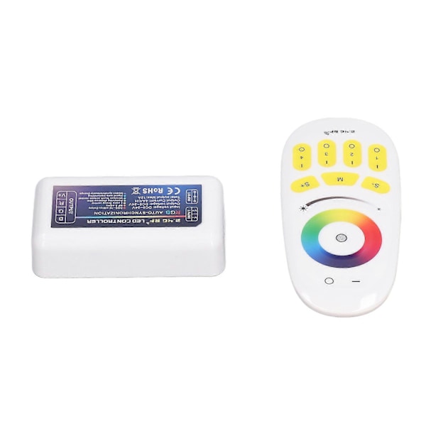 LED Controller DC524V 2.4G Quad Group Touch LED Strip Lysbånd RGB Controller Kompatibel med MILIGHT