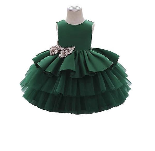 Flickklänningar för födelsedag och bröllop, broderad blommig bröllopsklänning, prinsessklänning för flickor och nyfödda