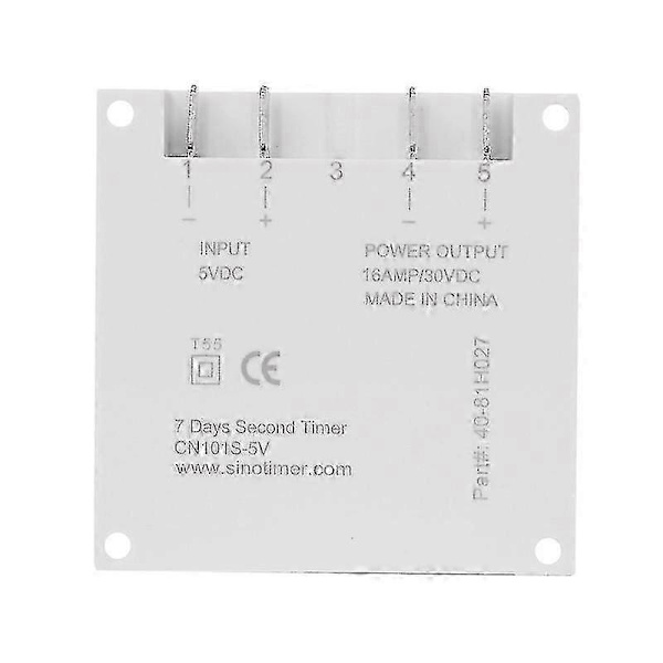 15.98 Tommers LCD Digital Timer 5v DC Programmerbar Tidsbryter Cn101s-5v-Bra