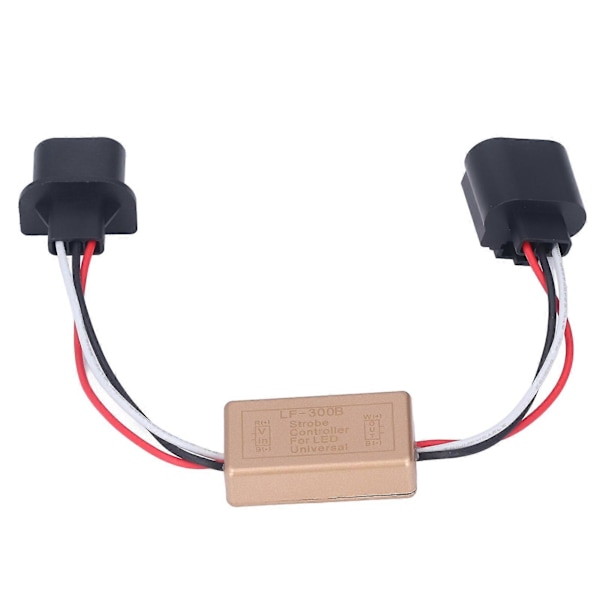 2 st LED Blixt Strobe Controller ABS Bil Blinkers Modul för Motorfordon Elcyklar