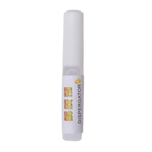 8 stk. 2g Falske Neglelakkfjernere Trygge Ingredienser Effektiv Kompakt Størrelse Tubeform Spiss Hode Fjerne Negler Hvit Farge Smertefri Rask Kunstige Negler Re