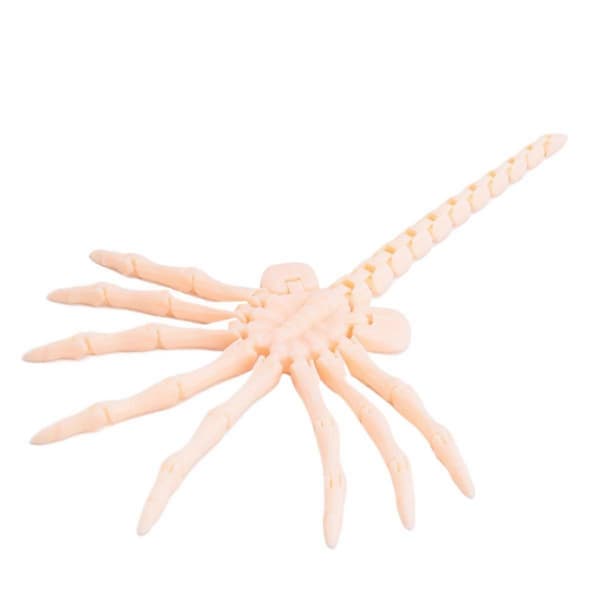 Facehugger Modell Fullt Artikulerte Filmrekvisitt Samleobjekt Figur Sci-Fi Horror Dekor