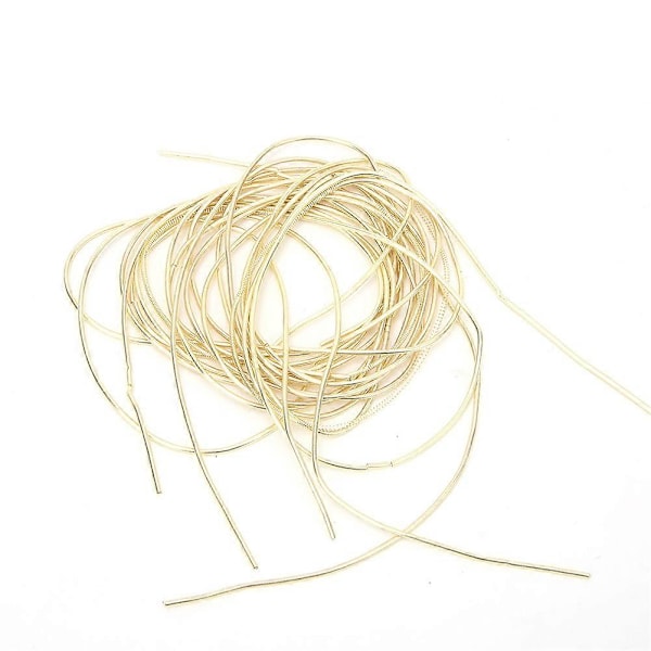 Kirjontalanka Kuparilanka Ompelu Kiiltävä 1,5 mm Dia. Manuaalinen DIY-lanka Hiekka Kultainen