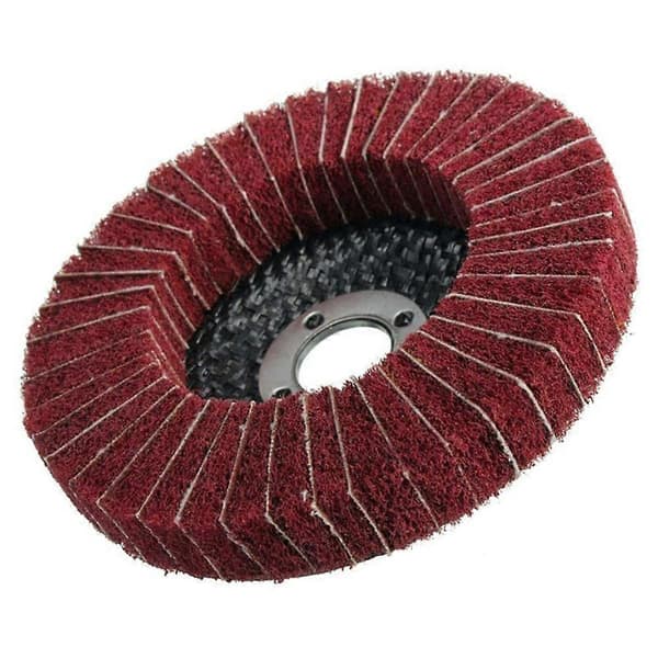 1 stk. Slibende Fiber 10cm Poleringsskive