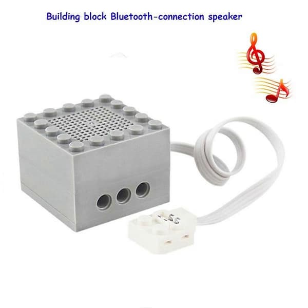 Byggeklods Bluetooth Højttaler Modul Originalitet Musikafspilning Bluetooth-Forbindelse til Bil Tog Musikboks Modifikation B