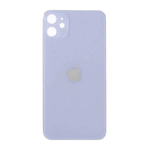 Högkvalitativt Batterilucka Baksida Ersättning för iPhone 11 6.1-tum (Stort Hål) Purple