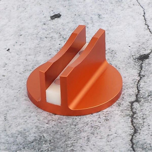 Aluminium Rillet Magnetisk Jekkpute Jekk Skinne Adapter (Oransje)
