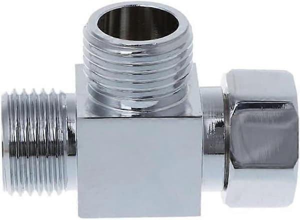 G1/2\" Messing Omskifterventil, 3-veis Firkantet Universell Adapter for Hånddusjsystem Reservedel