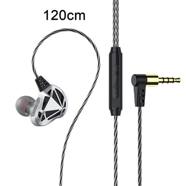 Kablet hovedtelefon Stereo Surround HiFi Lyd In-ear Tung bas 3.5mm Kablet øretelefon Computertilbehør