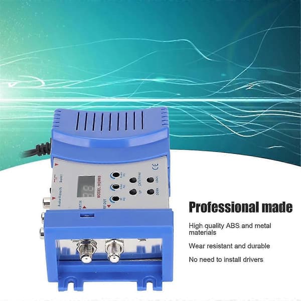 HD Modulator Digital RF Modulator PAL NTSC Format Drivrutinsfri, -Kompatibel med RF Modulator AV till RF