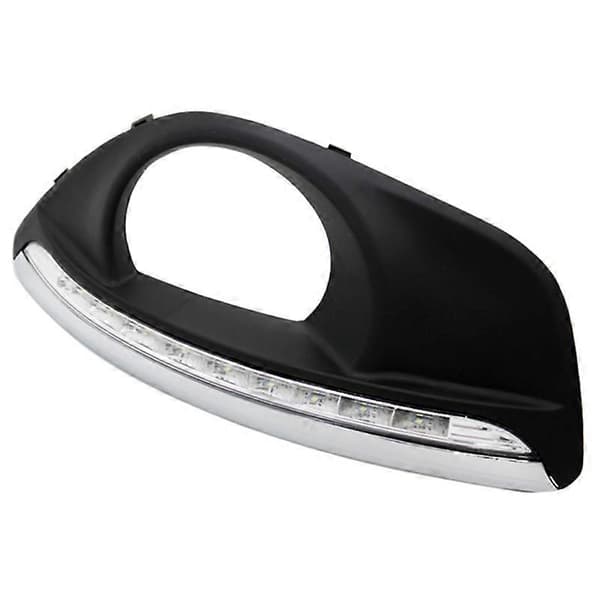 12V LED Bil DRL Kjørelys Tilbehør Med Tåkelyshull For 2010 2011 2012