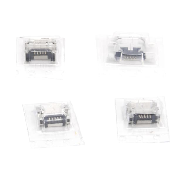 12 stk. Mini USB-kontakt Rustfritt stål Jack Reparasjon Erstatningsadapter Elektrisk Materiell