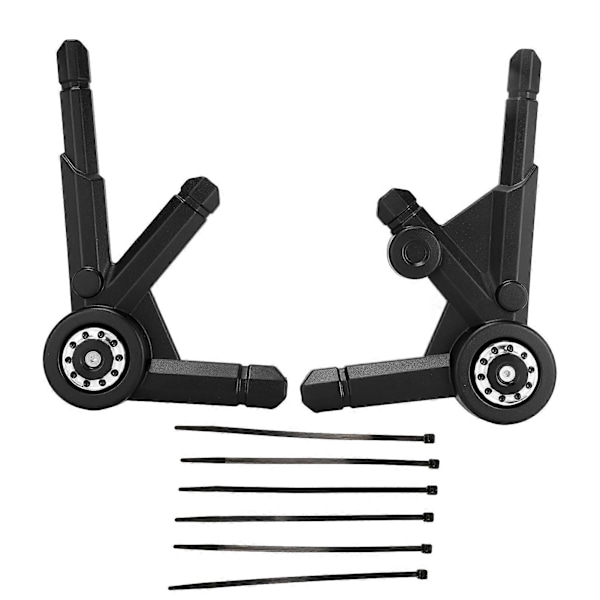 2 stk. Motorcykel Side Ramme Beskyttelse Dækning Udskiftning til R1250GS LC R1250GS ADV LC Sort