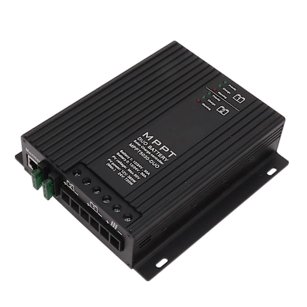 Solarladdningsregulator Aluminiumlegering Intelligent Bluetooth Batteriladdningsregulator
