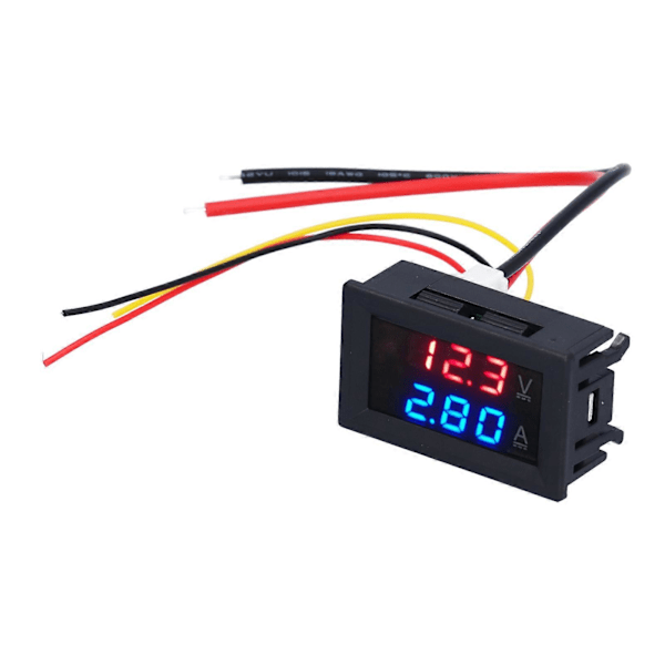 Digital Voltmeter Amperemeter Dubbel LED-Display Spännings- och Strömmätare DC 0V?100V100A