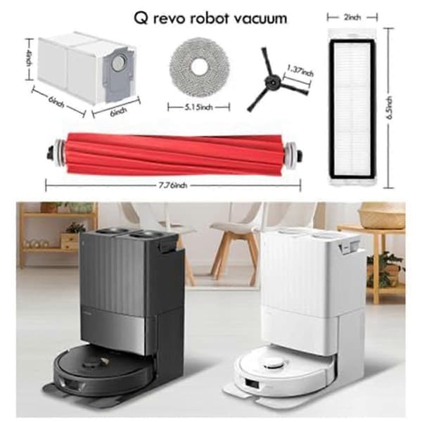 Tilbehør til Q / P10 Robotstøvsuger Reservedeler Sett for Q Tilbehør