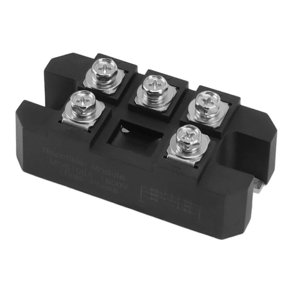Brygglikriktare 3-fas Diod 5 Terminaler 100A 1600V Likriktarmodul MDS100A för Laddning