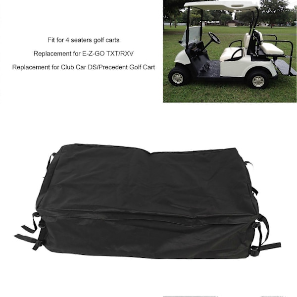 Golfbil Lastväska Vattentät Hög Kapacitet 4-Sits Golfbil Förvaringsväska Ersättning för E?Z?GO TXT RXV