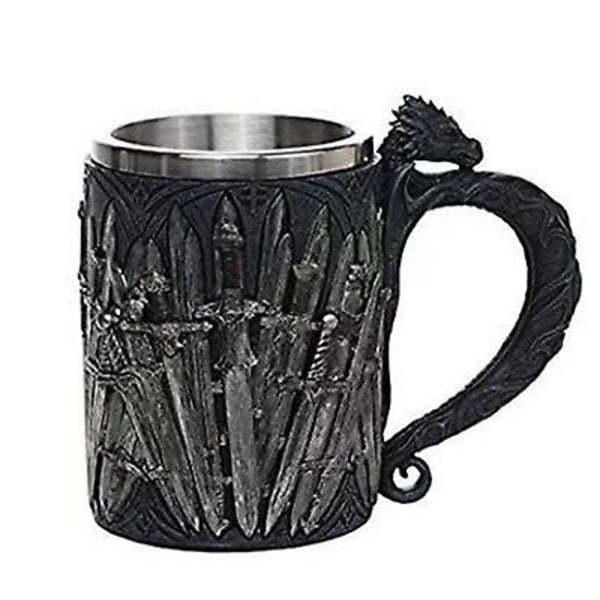 Game of Thrones Mugg Bägare Rostfritt Stål Resin Vinglas color6