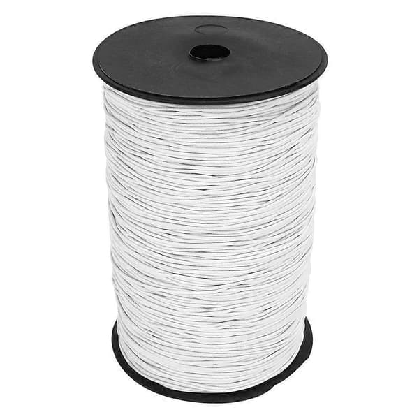 1,5 mm 500 m Rund Elastisk Bungee Rep Snöre Stretchig Sladd Klänningstillverkning Hantverk