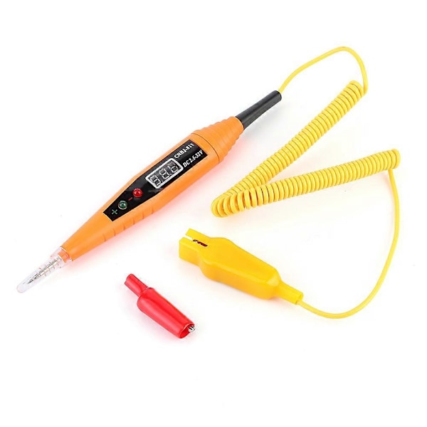 DC2.5-32V Digital Batterispänningstestare Ljussystem Sond Krets Testpenna Bil Diagnostikverktyg