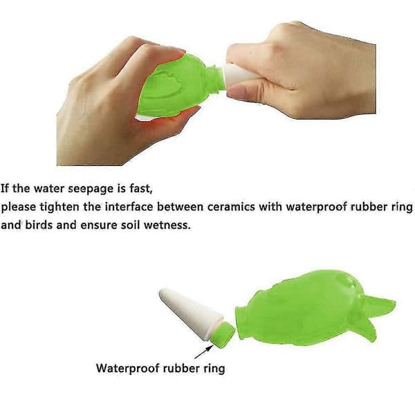 Självbevattnande Planteringskärl Växtbevattning Droppbevattning 2PCS GREEN