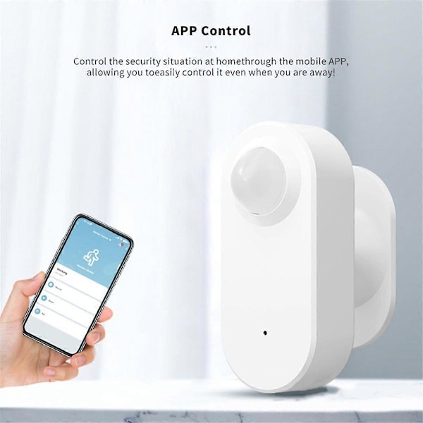 Tuya Zigbee Människonärvarodetektor, Luminans/Avståndsdetektering, Smart PIR Rörelsesensor Stödjer Zigbee 3.0