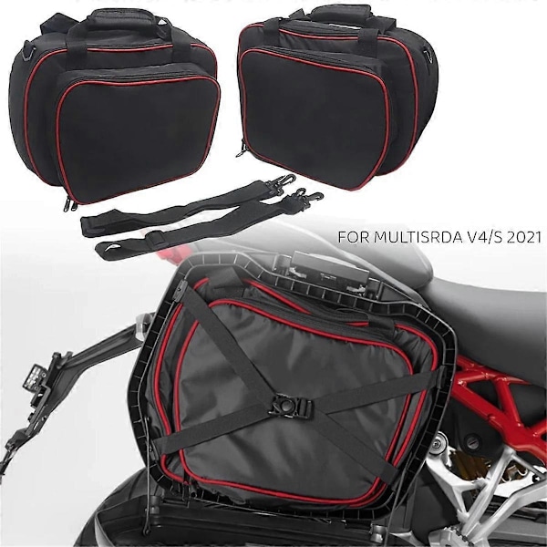 Motorcykeltilbehør Indvendige Tasker Side Pannier Tasker Tasker til V4 S 2021 V4