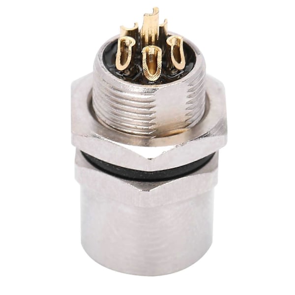 M8-B-S6 Pass Sokkel 6Pin M8 Kobling IP67 Frontmontert Epoksyharpiksforsegling
